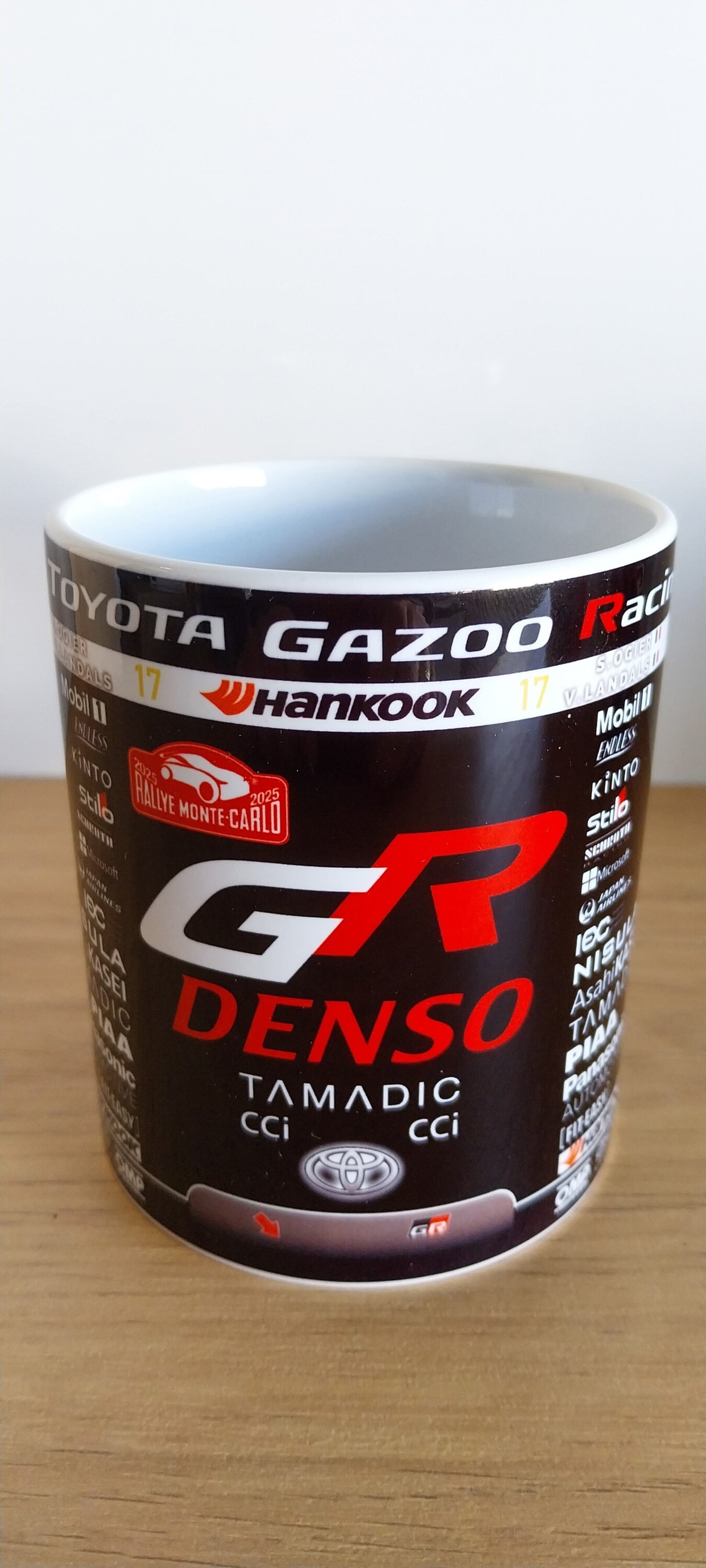 Taza de Café Sebastien Ogier Toyota Yaris Rally 1 2025 WRC - 2