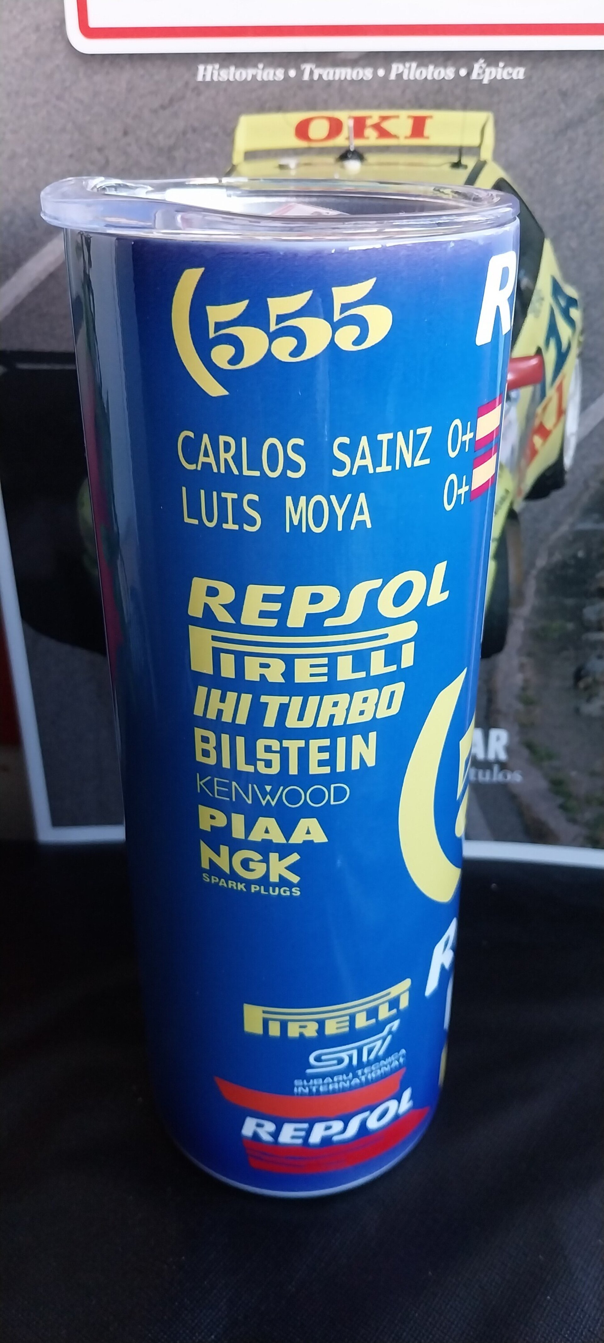 Termo Subaru Impreza 555 Carlos Sainz WRC / WRC Vintage / Prodrive / Tumbler - 6