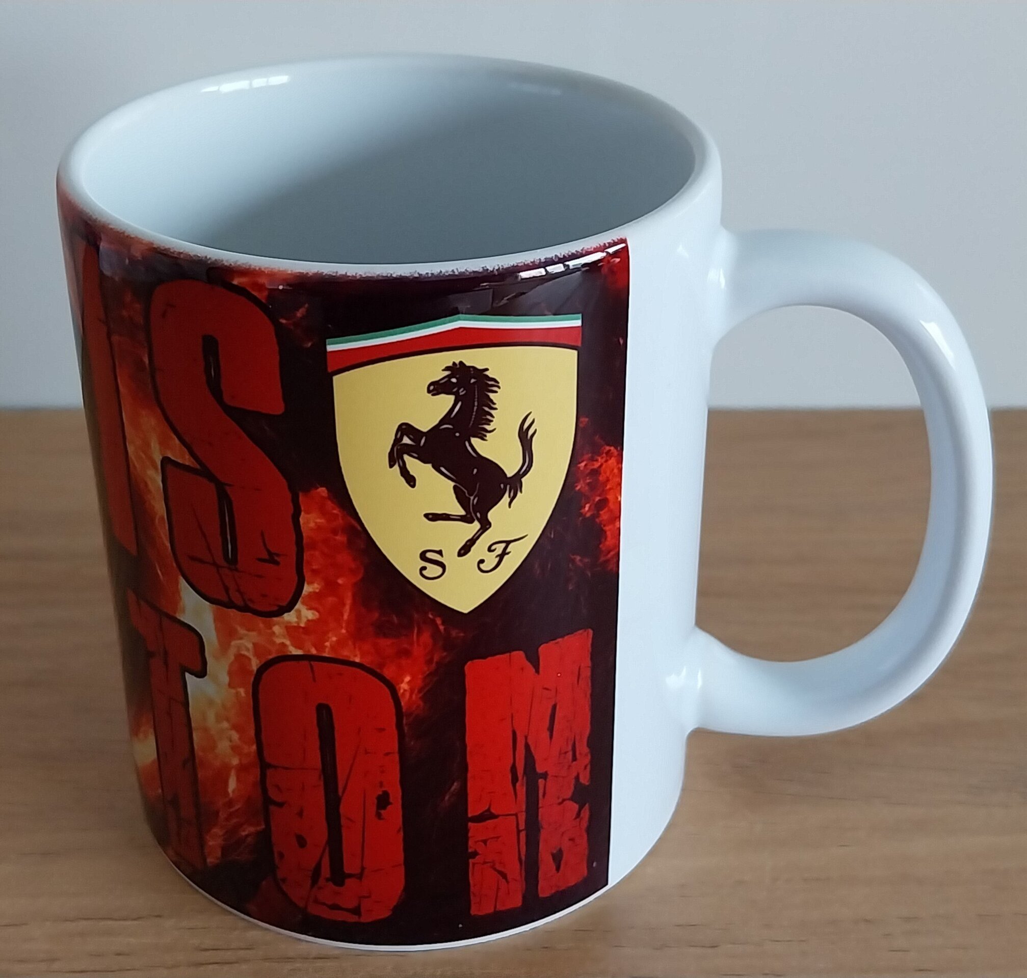 Taza Café Lewis Hamilton y Charles Leclerc Escudería Ferrari 2025  Ferrari SF25 - 8