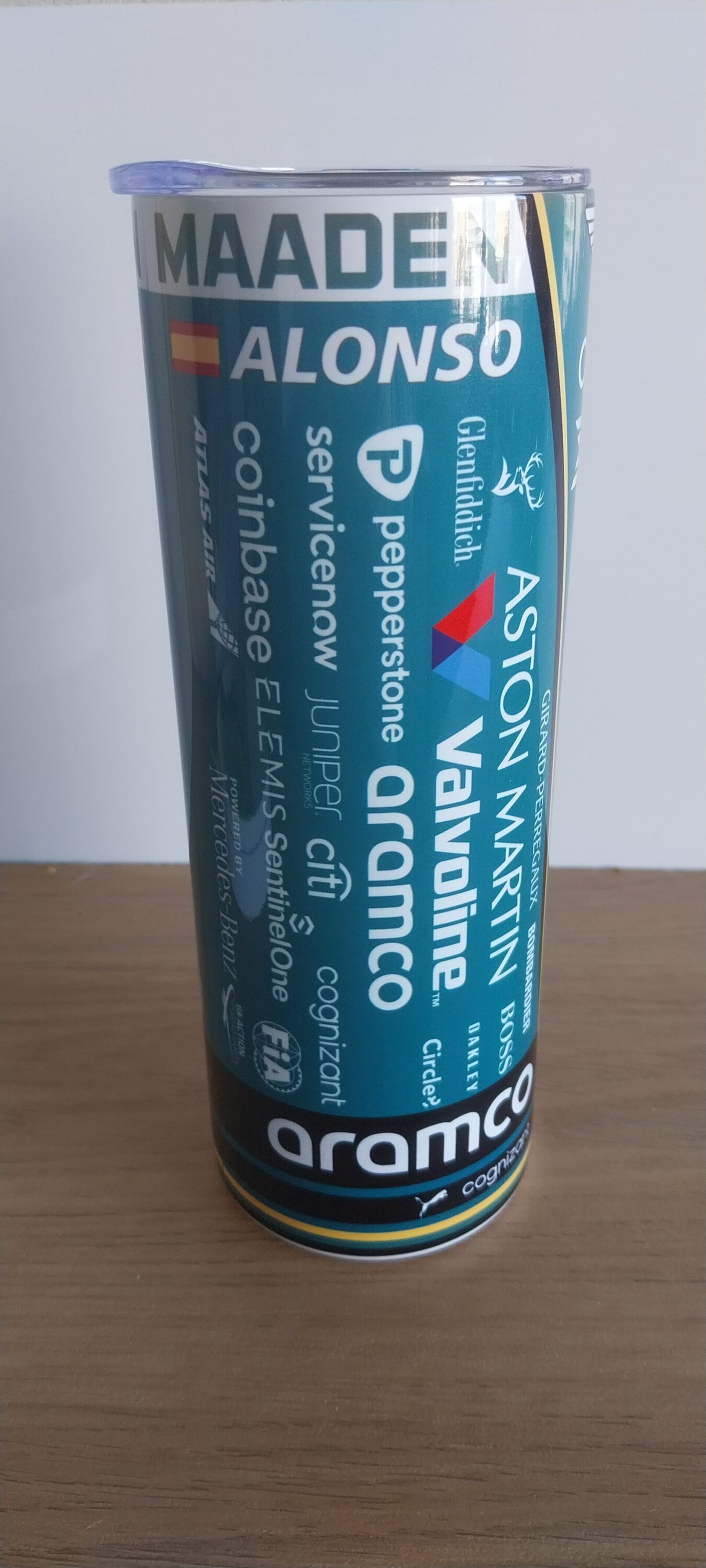Termo Café Aston Martin AMR25 Fernando Alonso 2025 / F1 Vintage - 4
