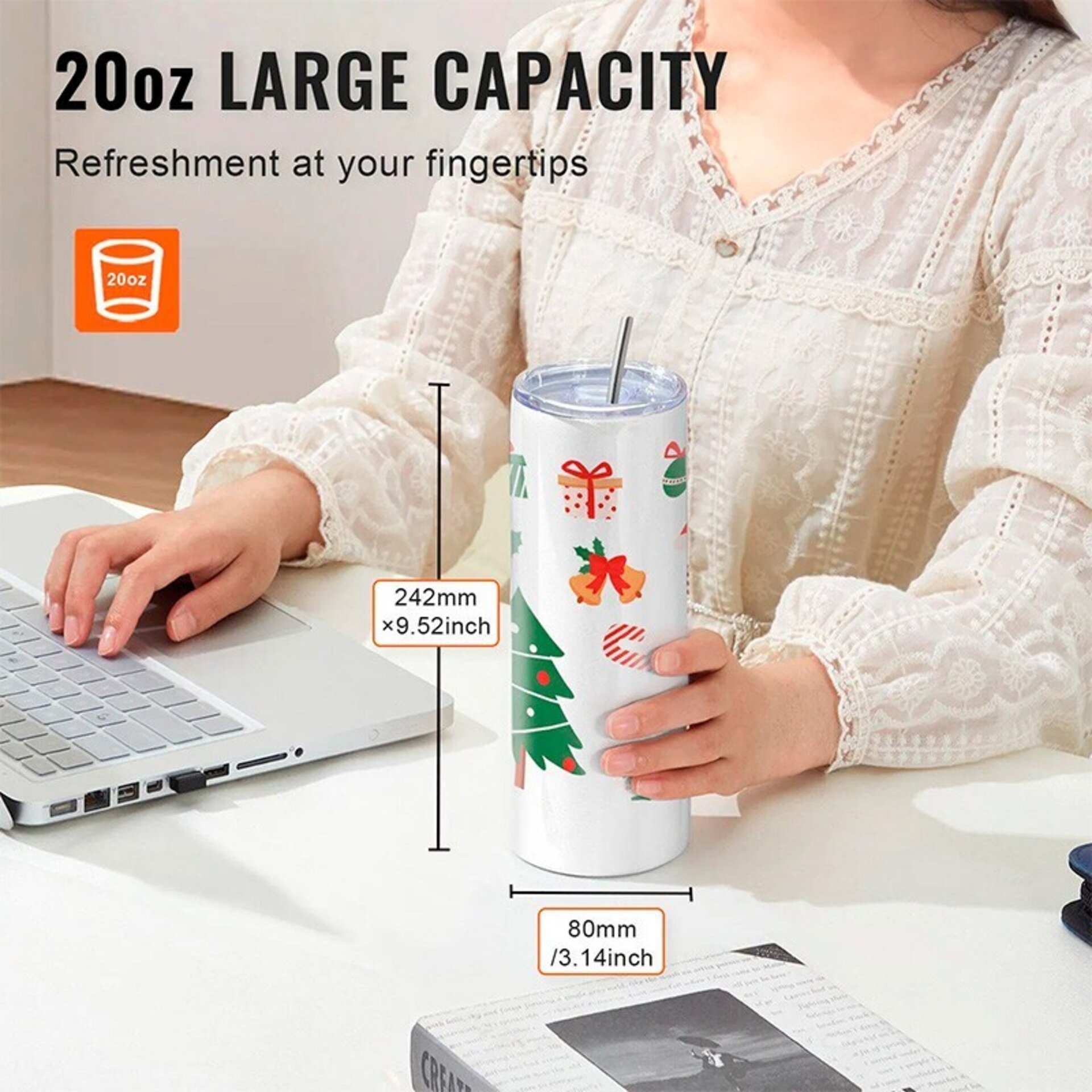 Skinny Tumbler Carlos Sainz Ford Sierra RS Cosworth Gr.A - 9