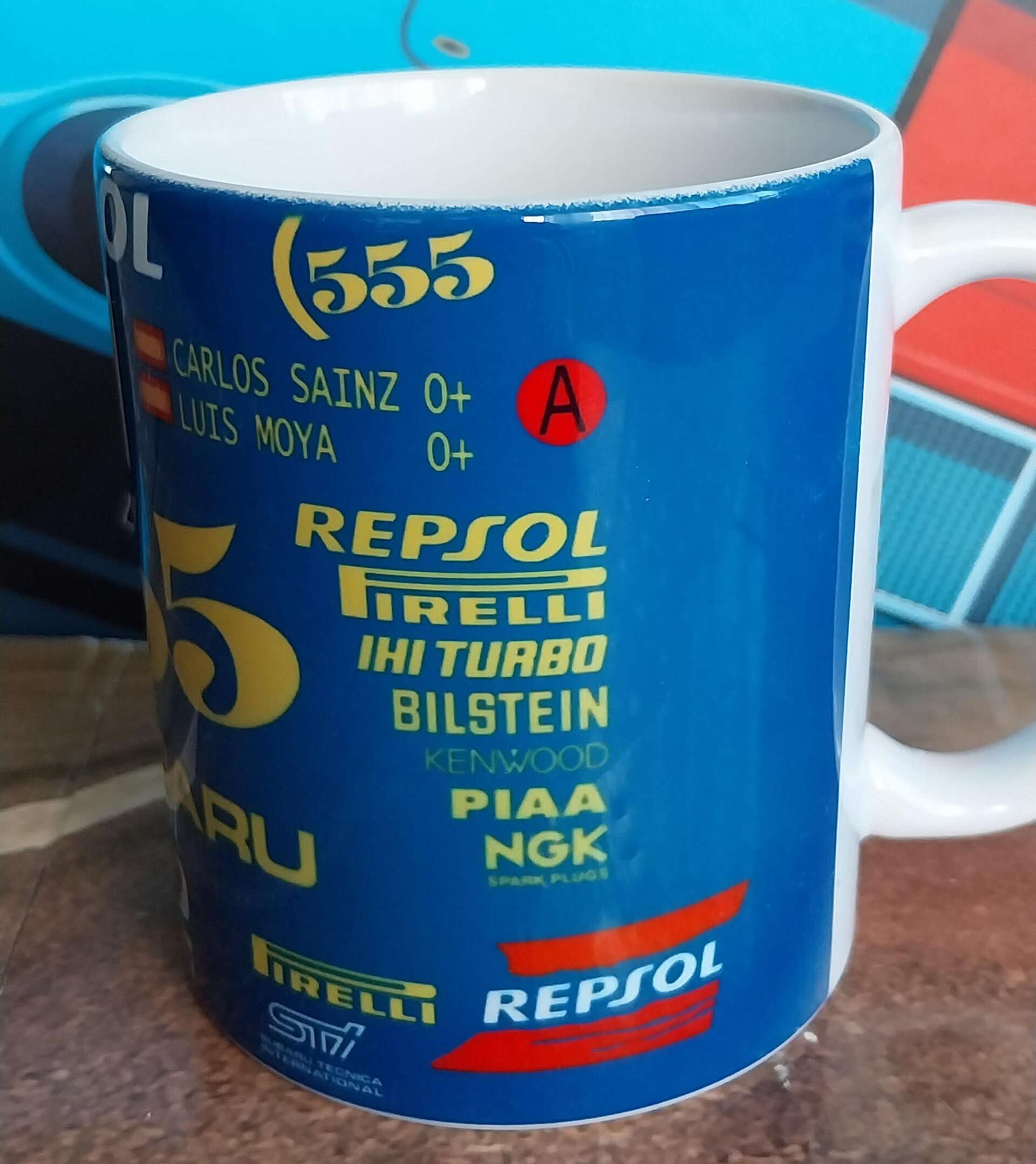 Taza Carlos Sainz Subaru Impreza 555 WRC - 3