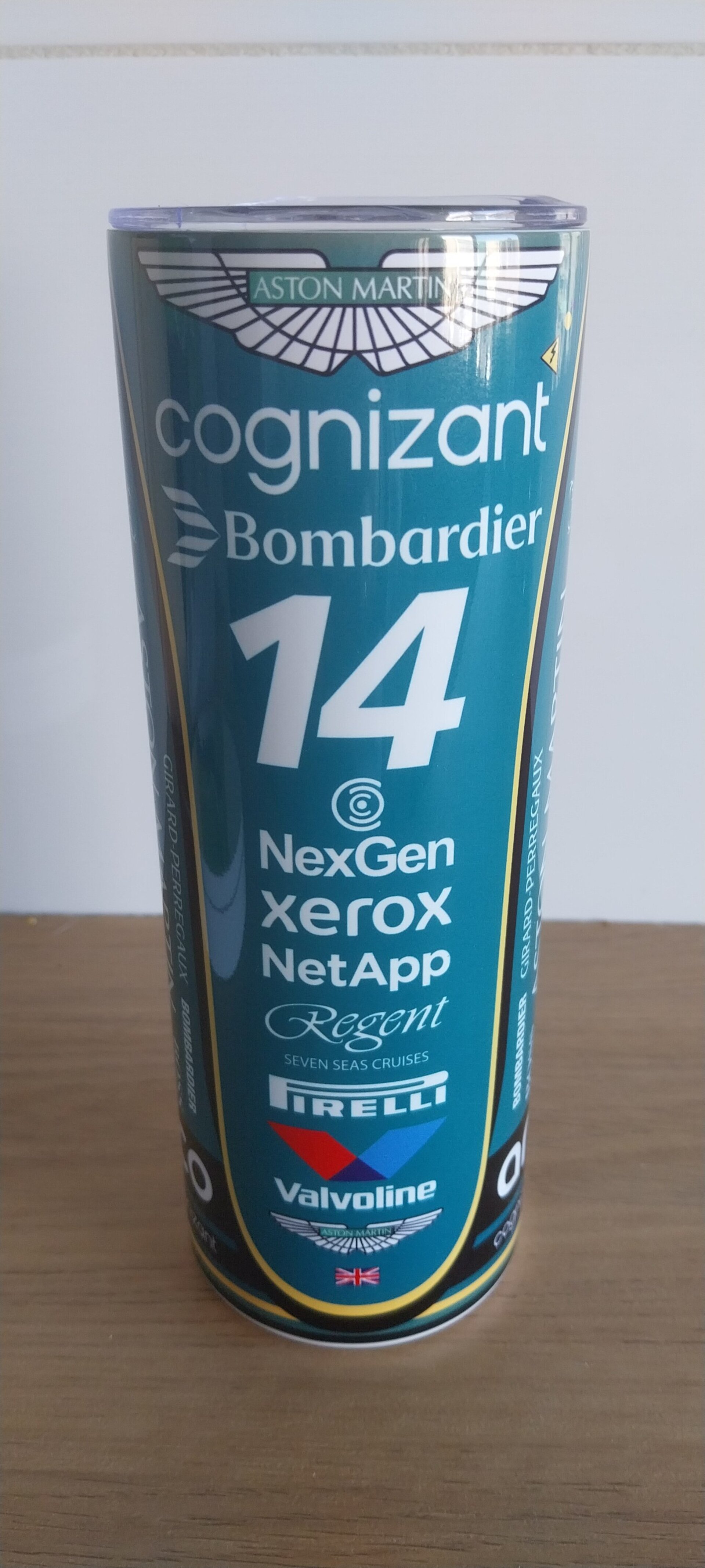 Termo Café Aston Martin AMR25 Fernando Alonso 2025 / F1 Vintage - 2