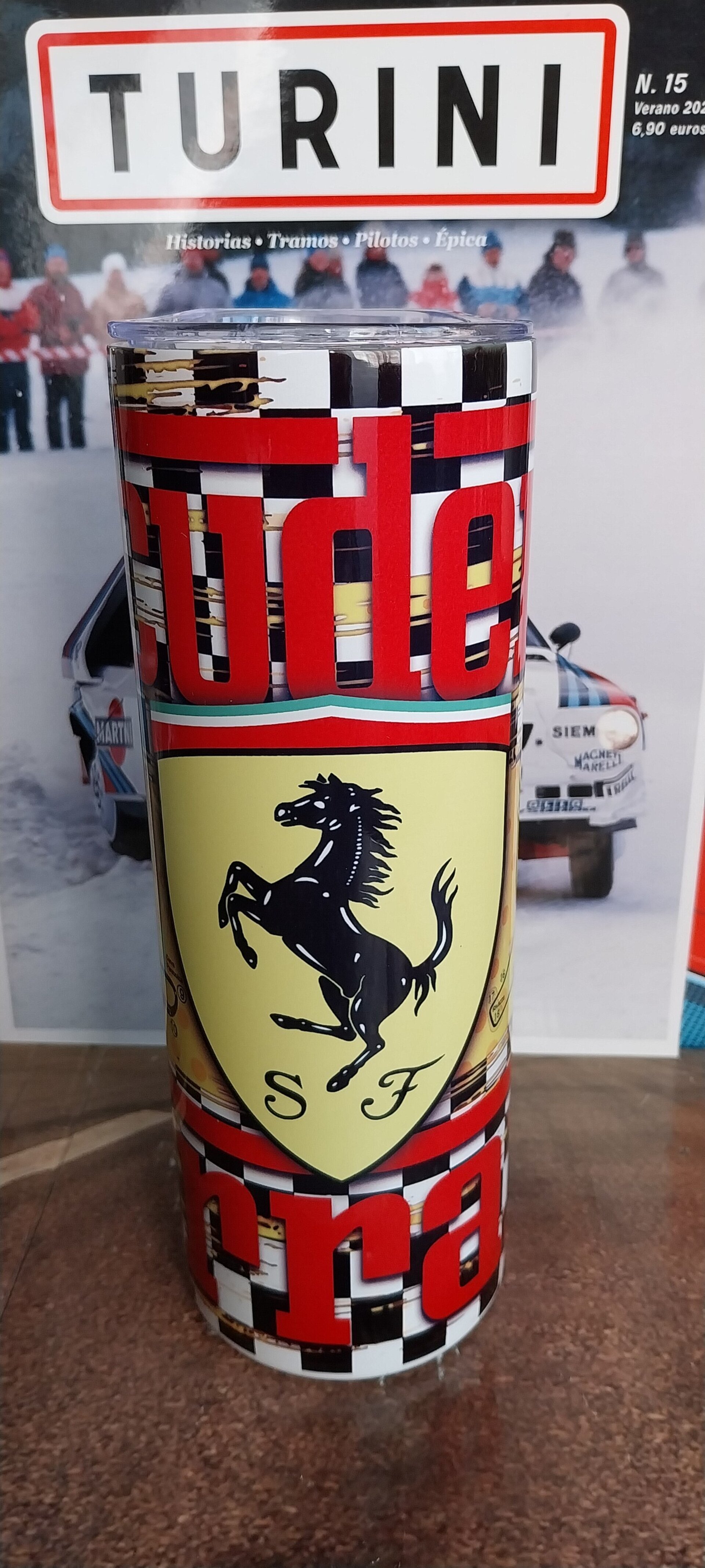 Termo Escuderia Ferrari - Imola Gp - Monza Gp / F1 Vintage / Tumbler - 2