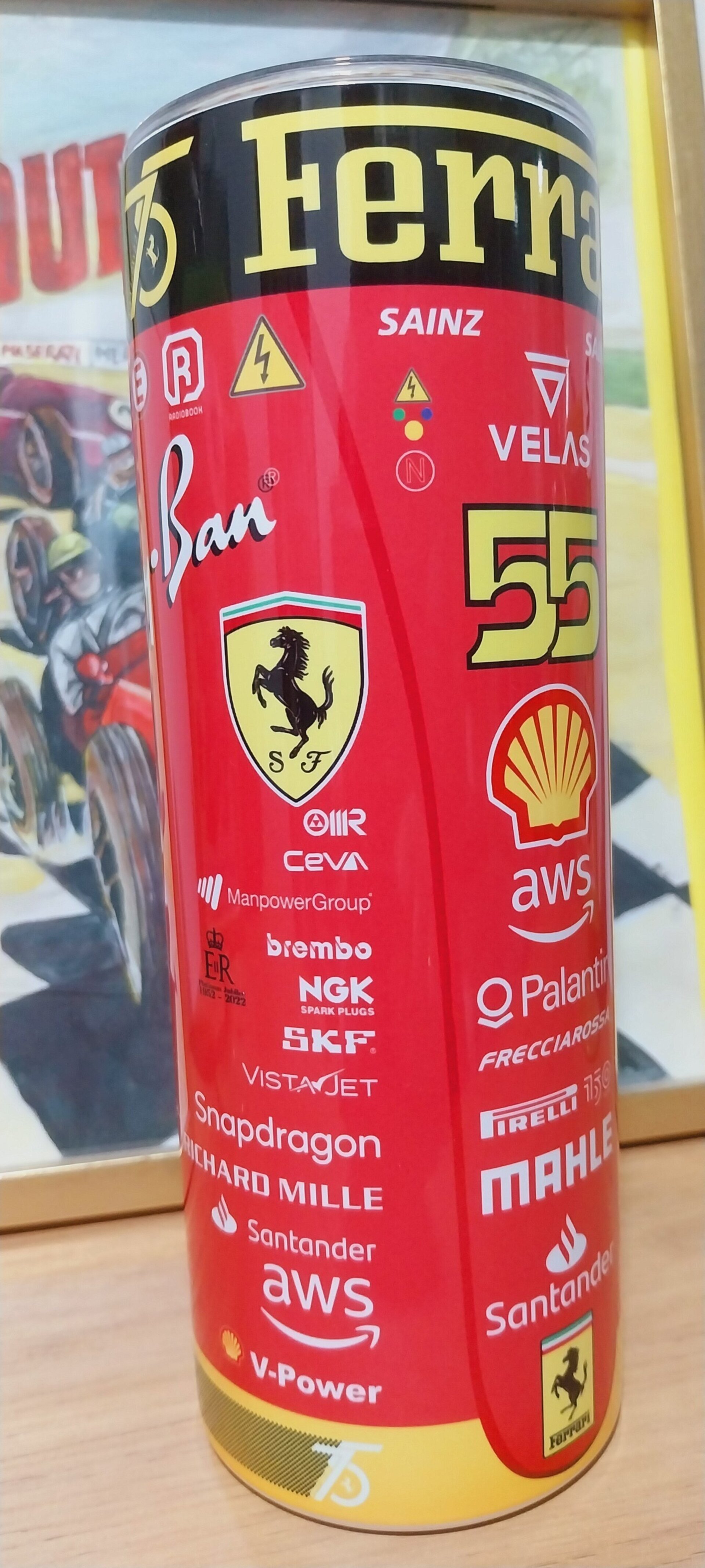 Termo Carlos Sainz / Charles Leclerc / Escudería Ferrari F1 75 Aniversario - 5