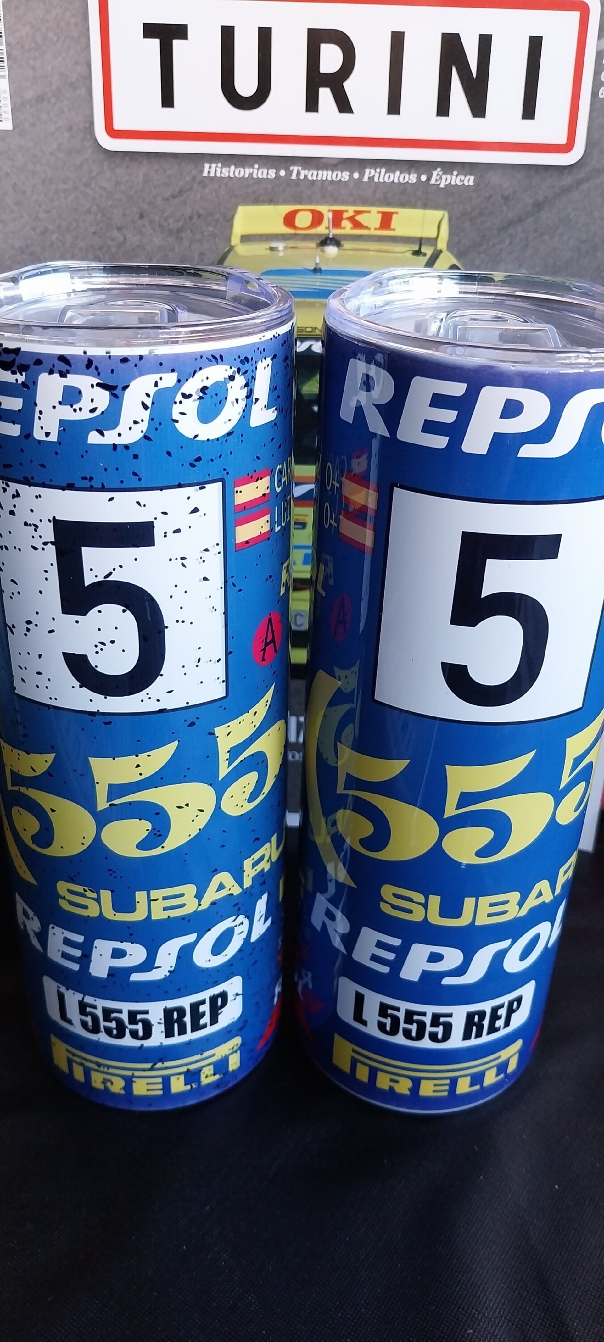 Termo Subaru Impreza 555 Carlos Sainz WRC / WRC Vintage / Prodrive / Tumbler - 2