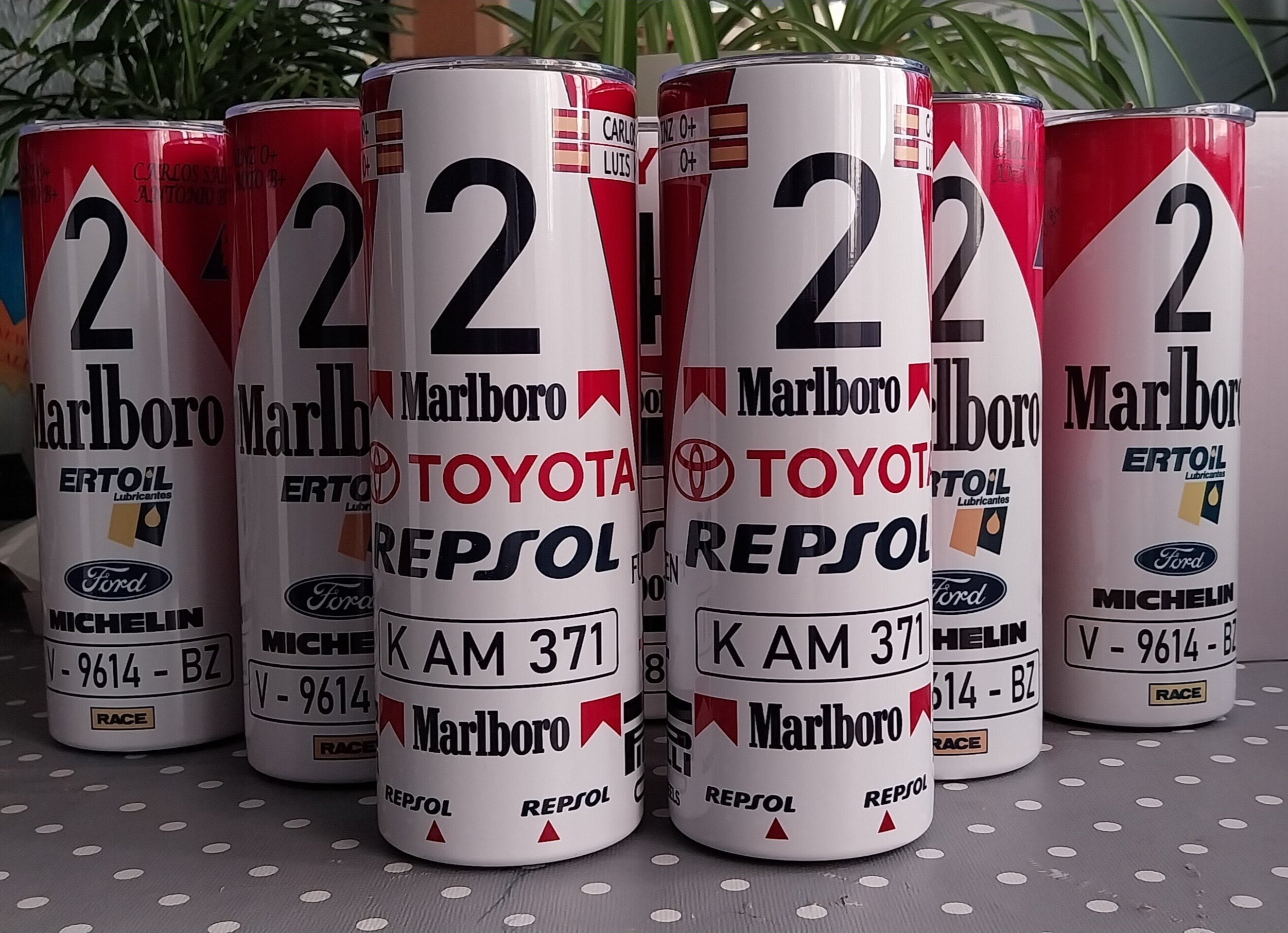 Termo café Tumbler Carlos Sainz Toyota Celica GT Four ST165 World Champion - 2