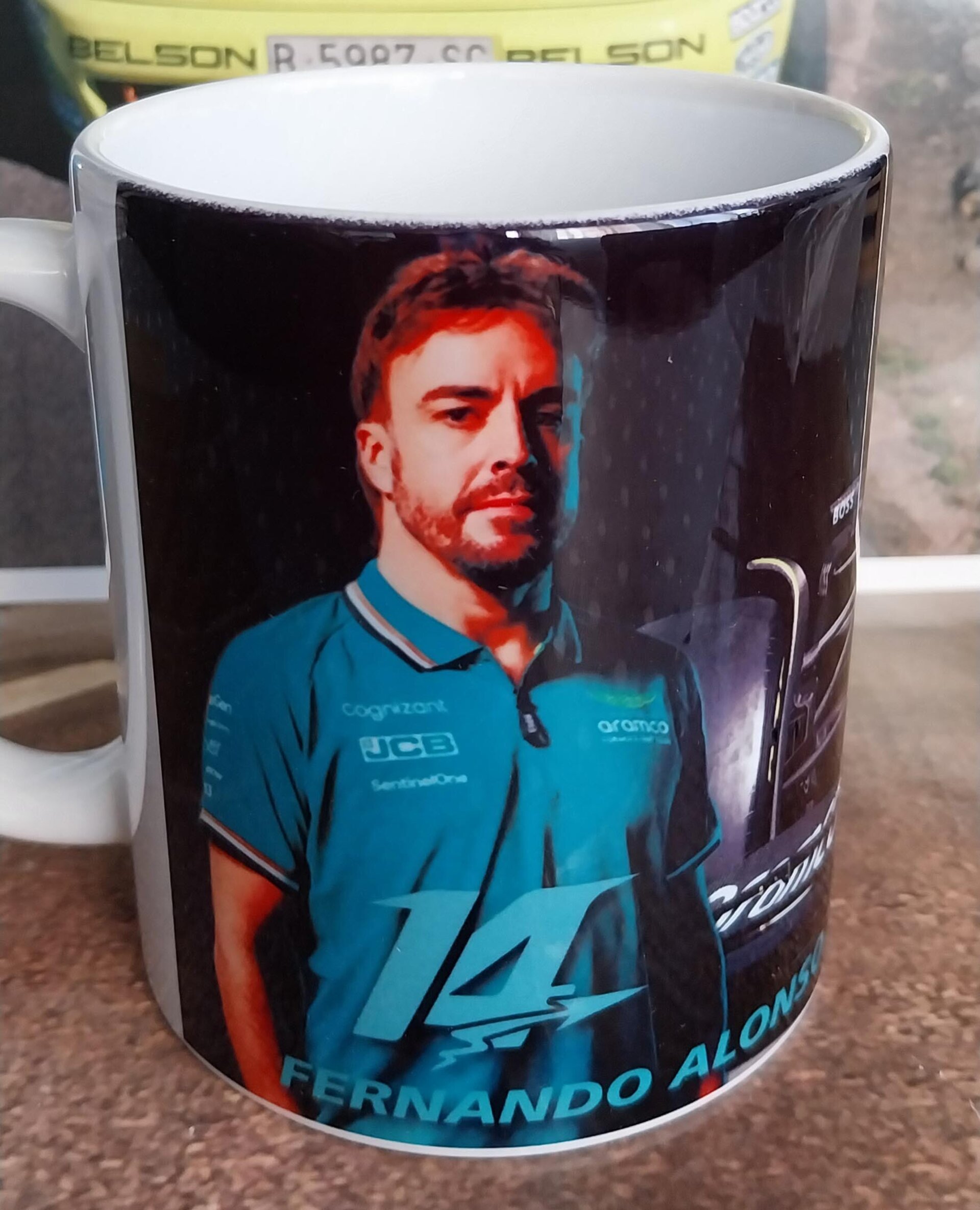 Taza Fernando Alonso Aston Martin Formula 1 - 6