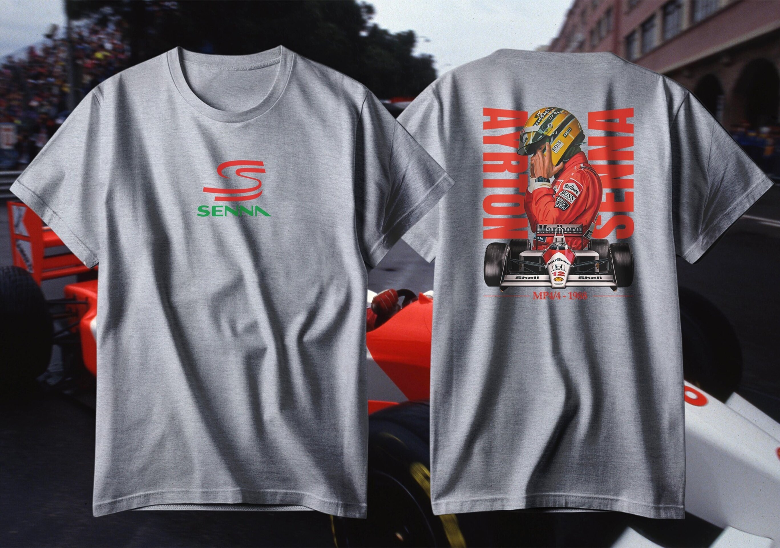 Camiseta Ayrton Senna Mclaren 1988 Fórmula 1 - 2