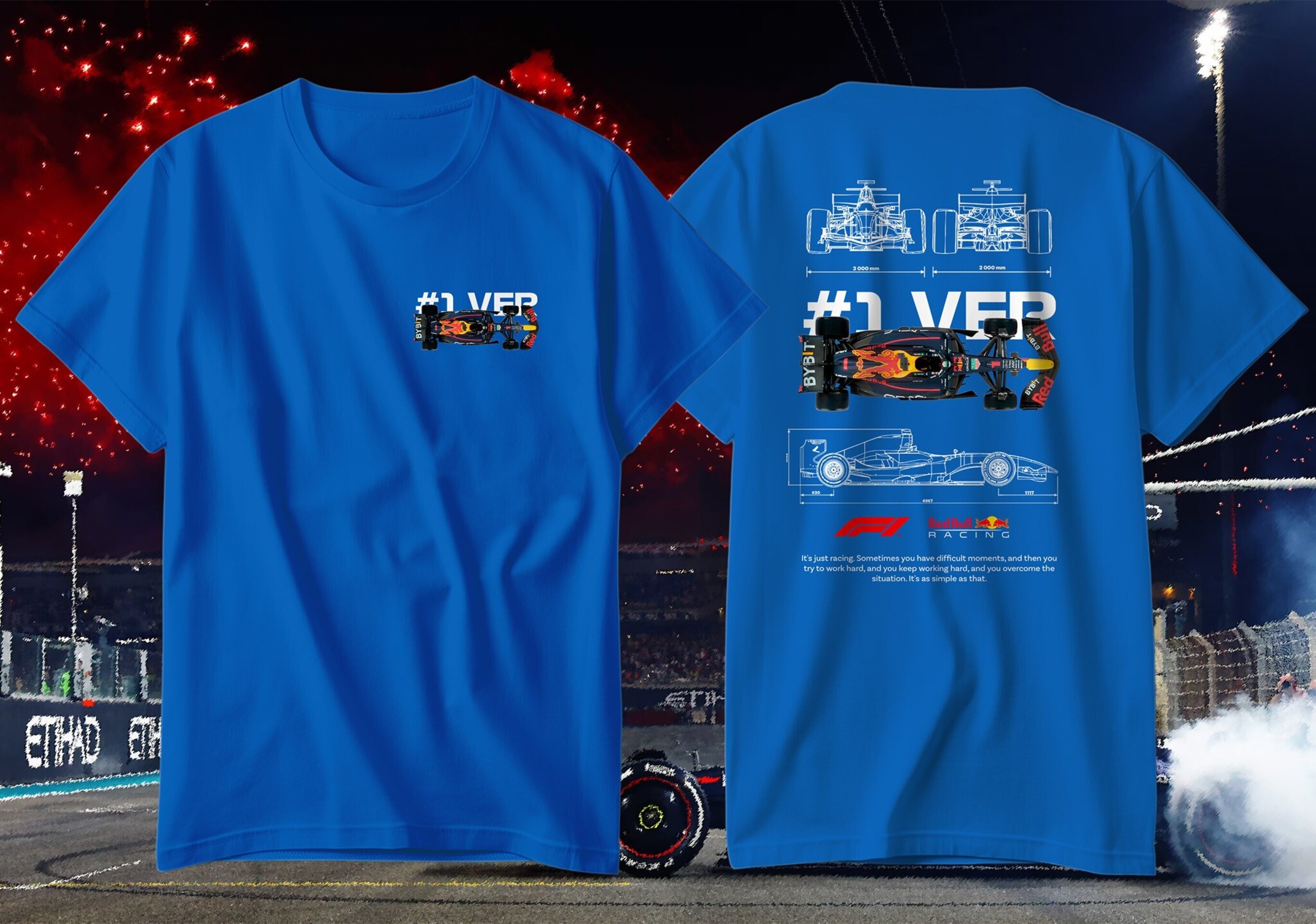 Camiseta Max Verstappen Red Bull Fórmula 1 - 4