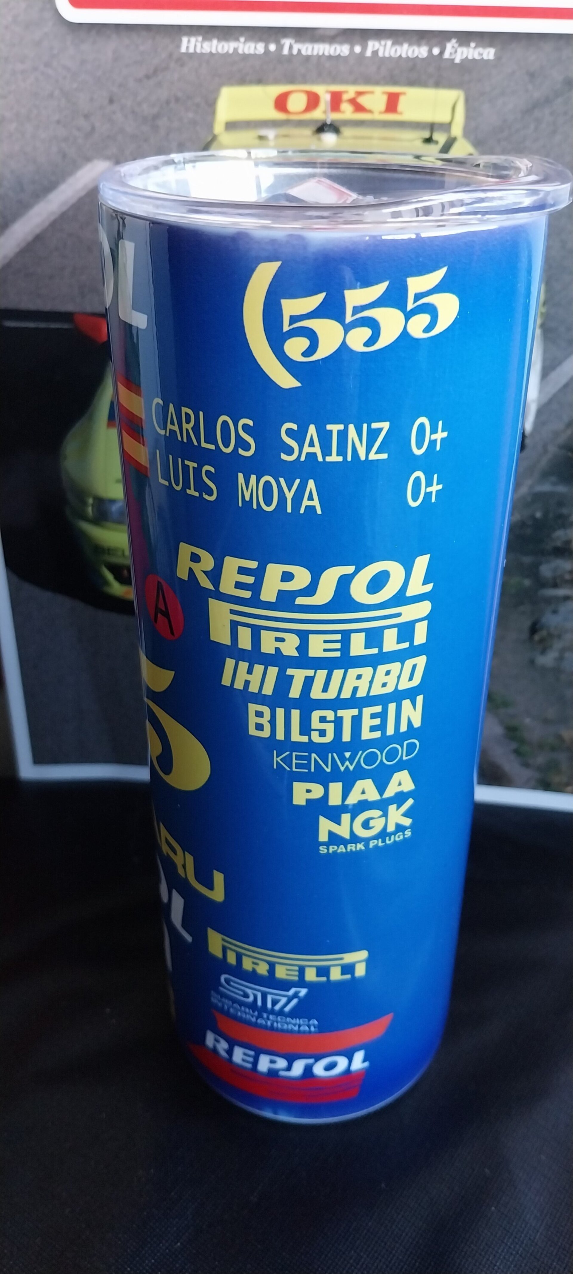 Termo Subaru Impreza 555 Carlos Sainz WRC / WRC Vintage / Prodrive / Tumbler - 5