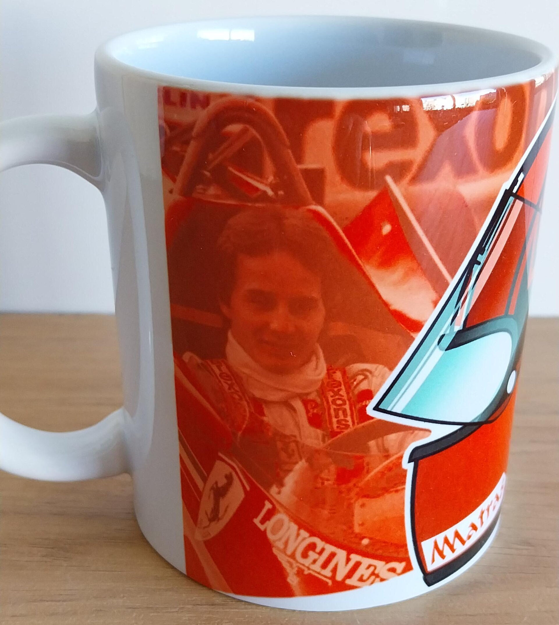 Taza Ferrari Gilles Villeneuve Escudería Ferrari Vintage Formula 1 - 2