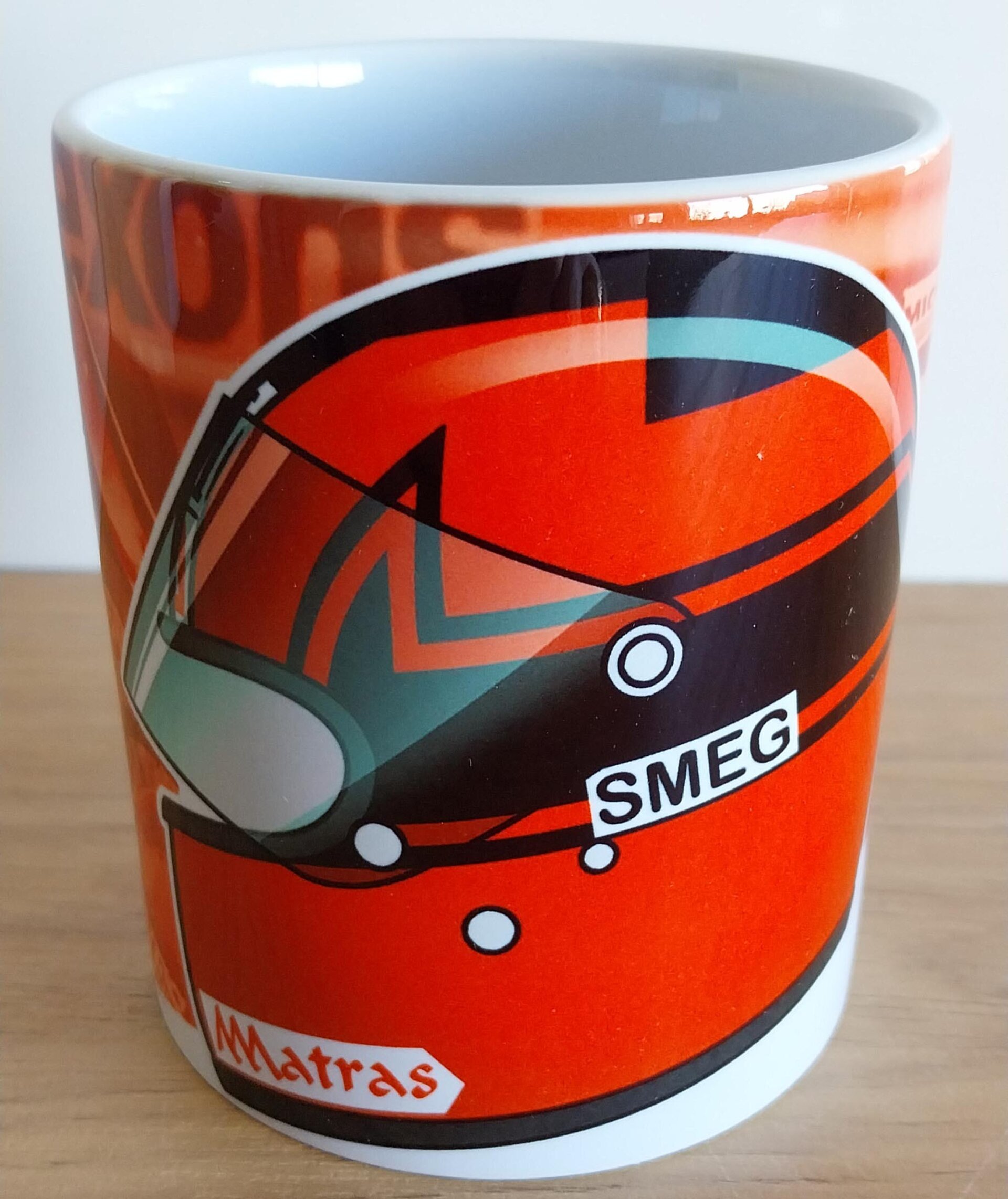 Taza Ferrari Gilles Villeneuve Escudería Ferrari Vintage Formula 1 - 3