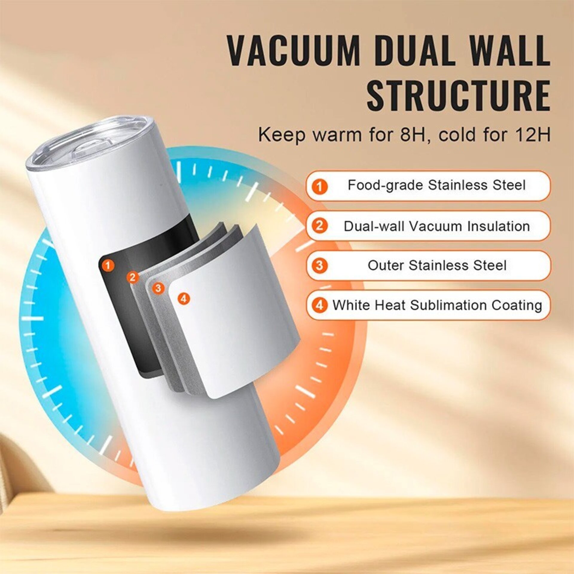 Termo Tumbler Bebida aceite "STP OIL" - 4