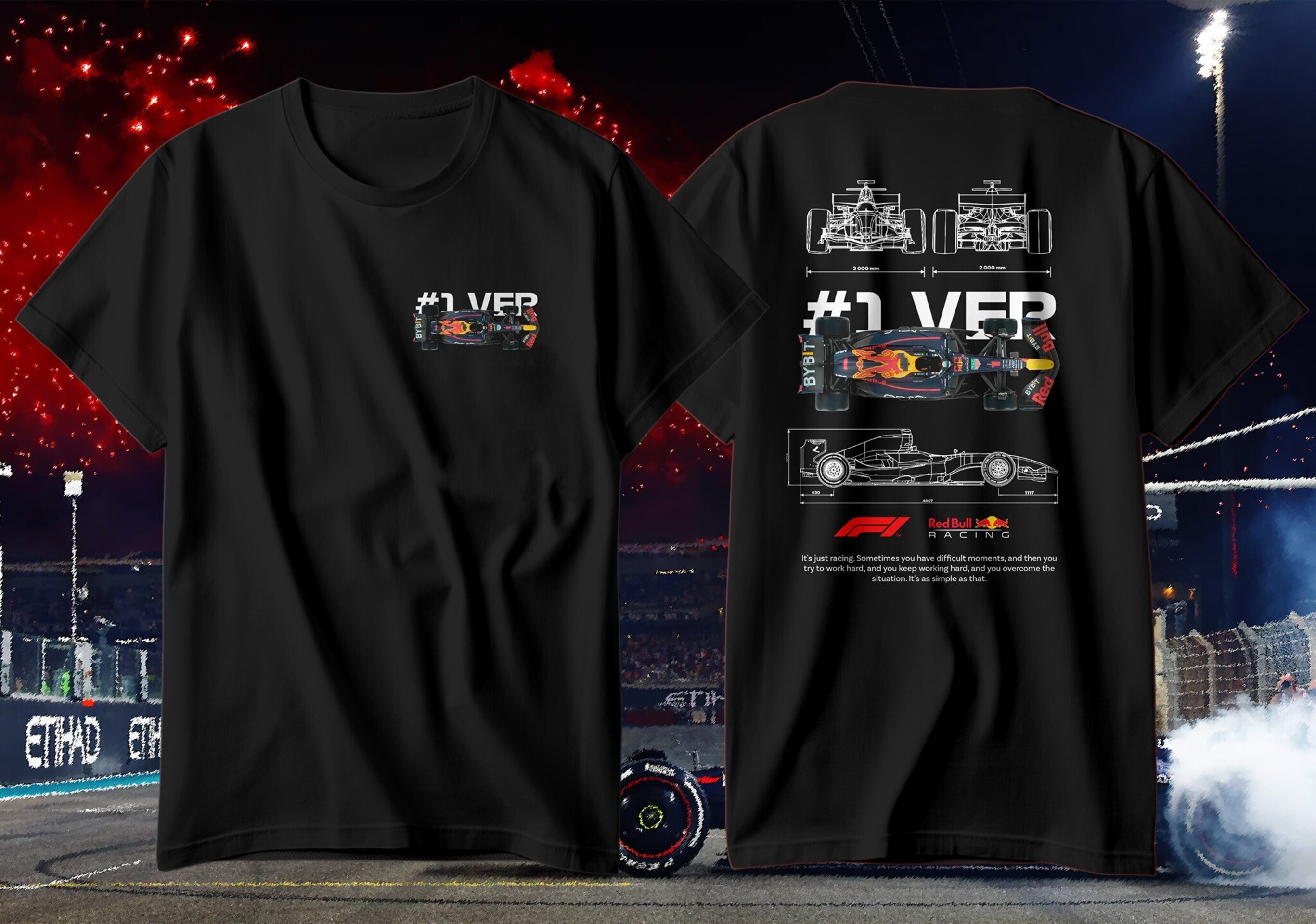 Camiseta Max Verstappen Red Bull Fórmula 1 - 1