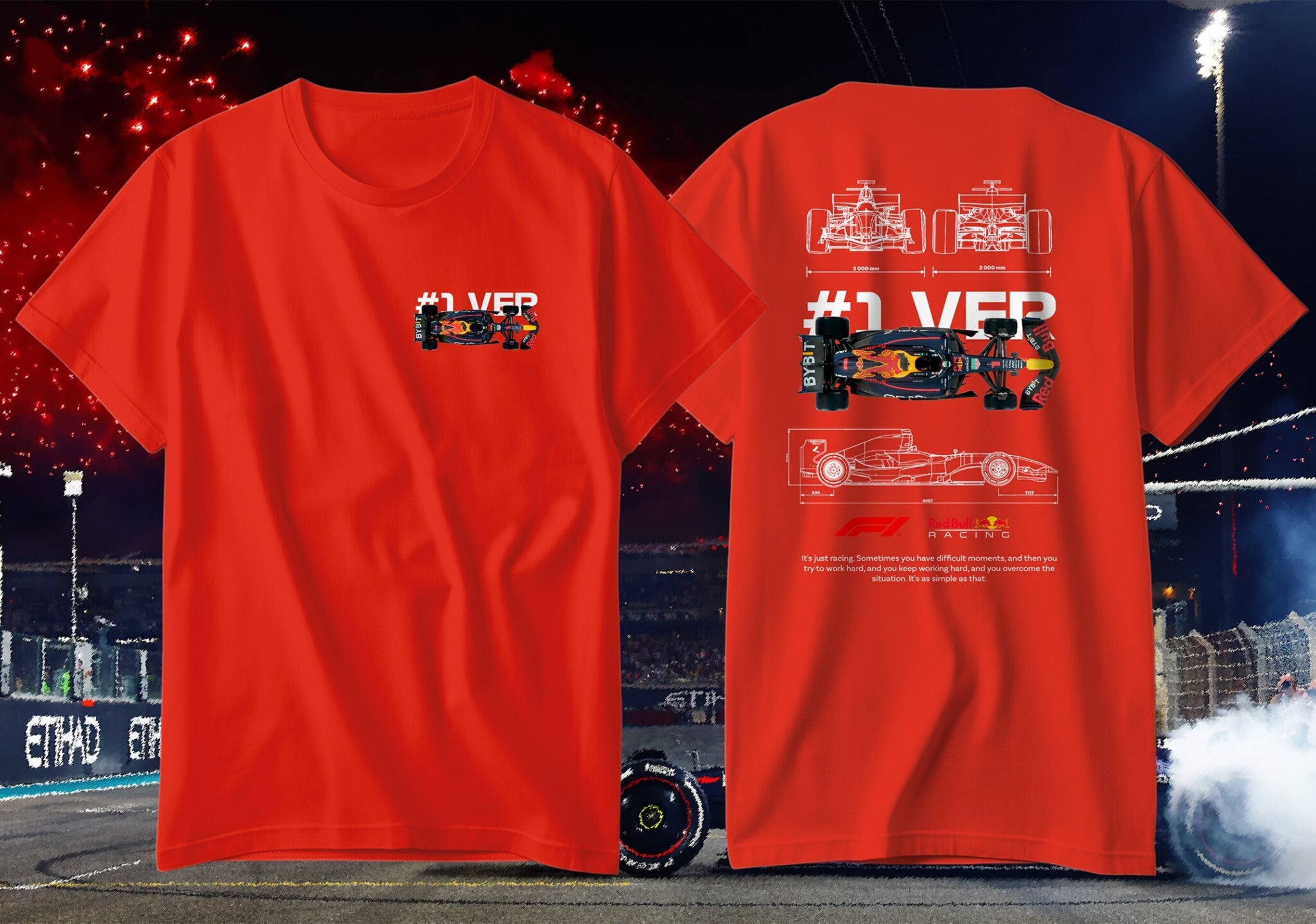 Camiseta Max Verstappen Red Bull Fórmula 1 - 5