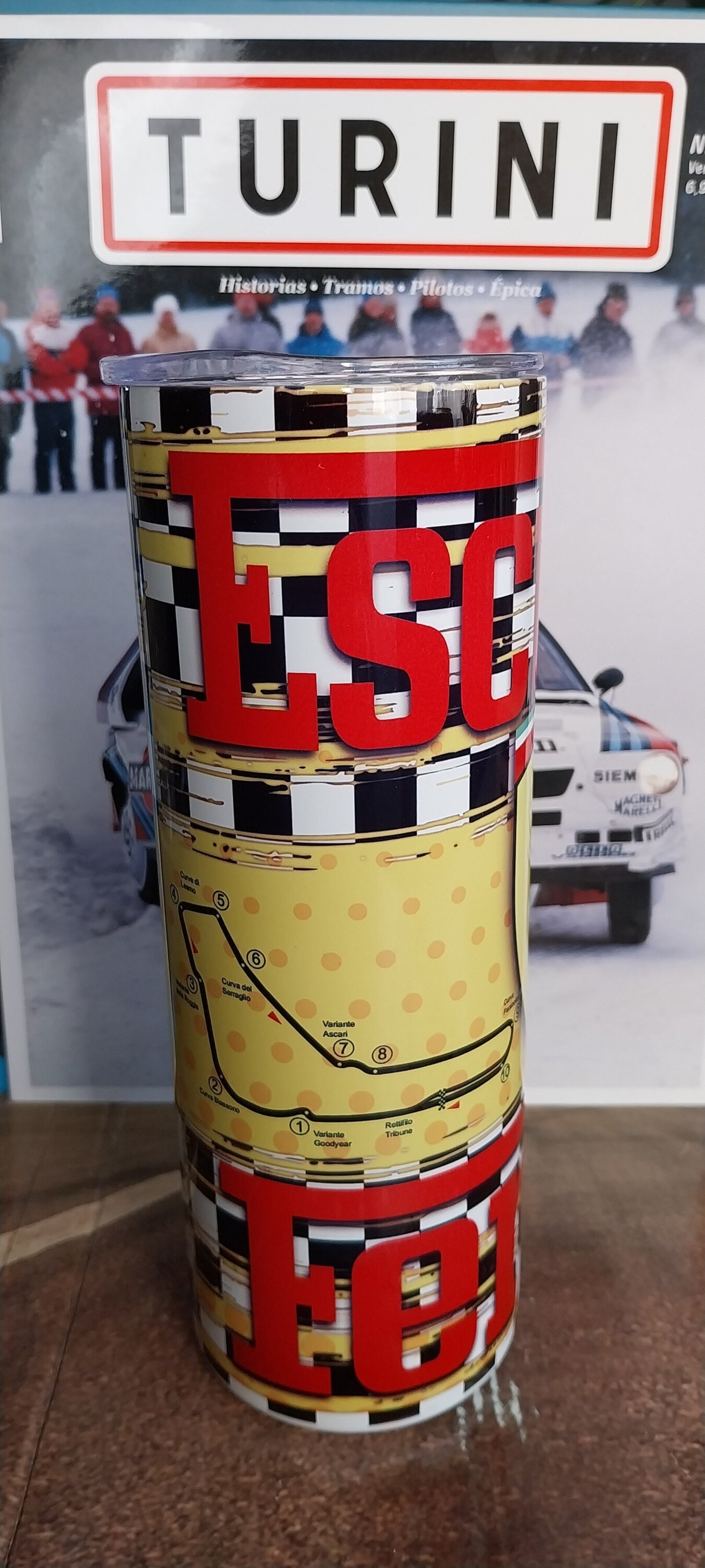 Termo Escuderia Ferrari - Imola Gp - Monza Gp / F1 Vintage / Tumbler - 4