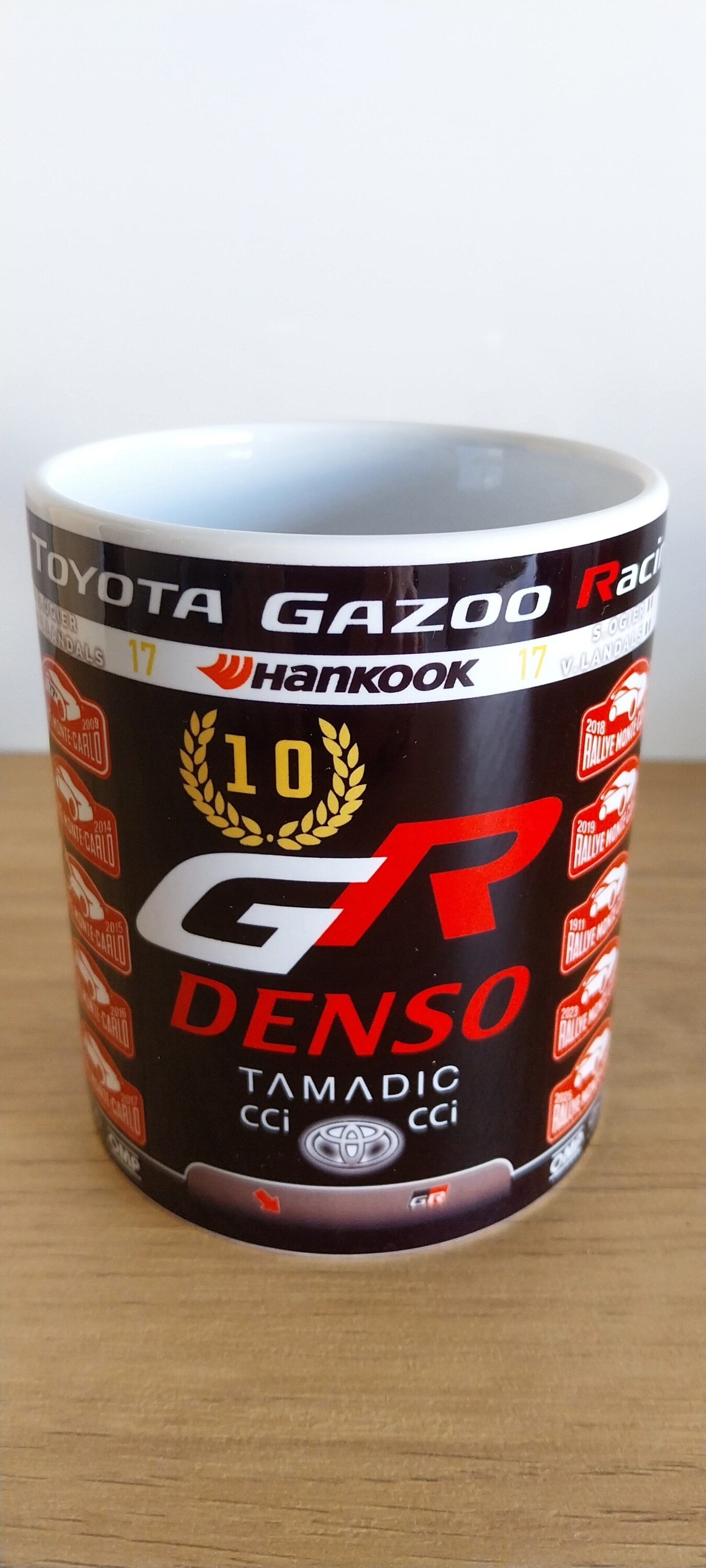 Taza Edición Especial 10 Victorias Sebastien Ogier Rallye Montecarlo - 2