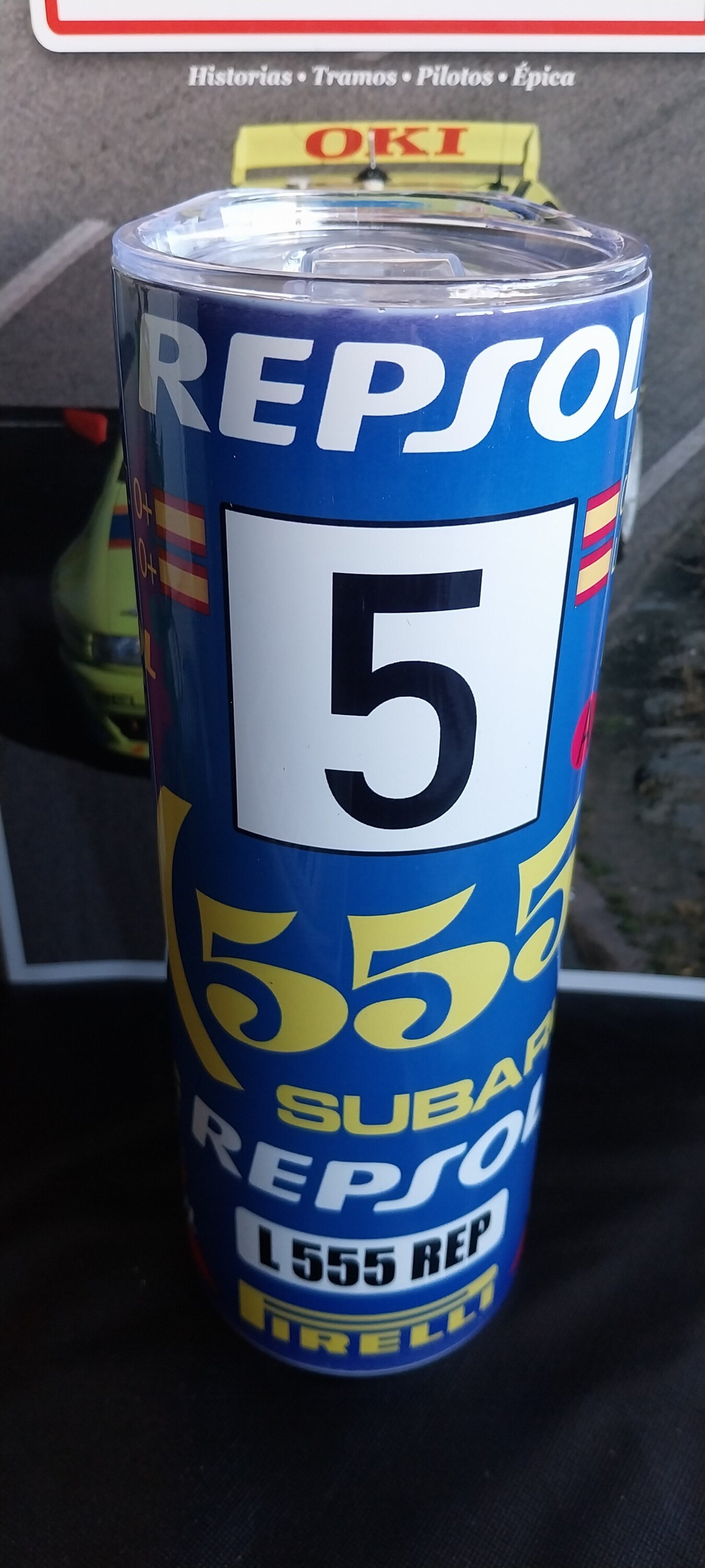 Termo Subaru Impreza 555 Carlos Sainz WRC / WRC Vintage / Prodrive / Tumbler - 3