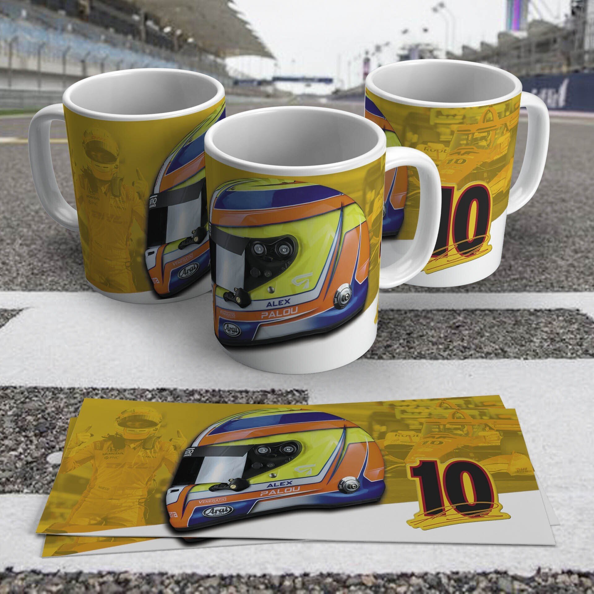 Taza Alex Palou 3 veces campeón IndyCar - 2